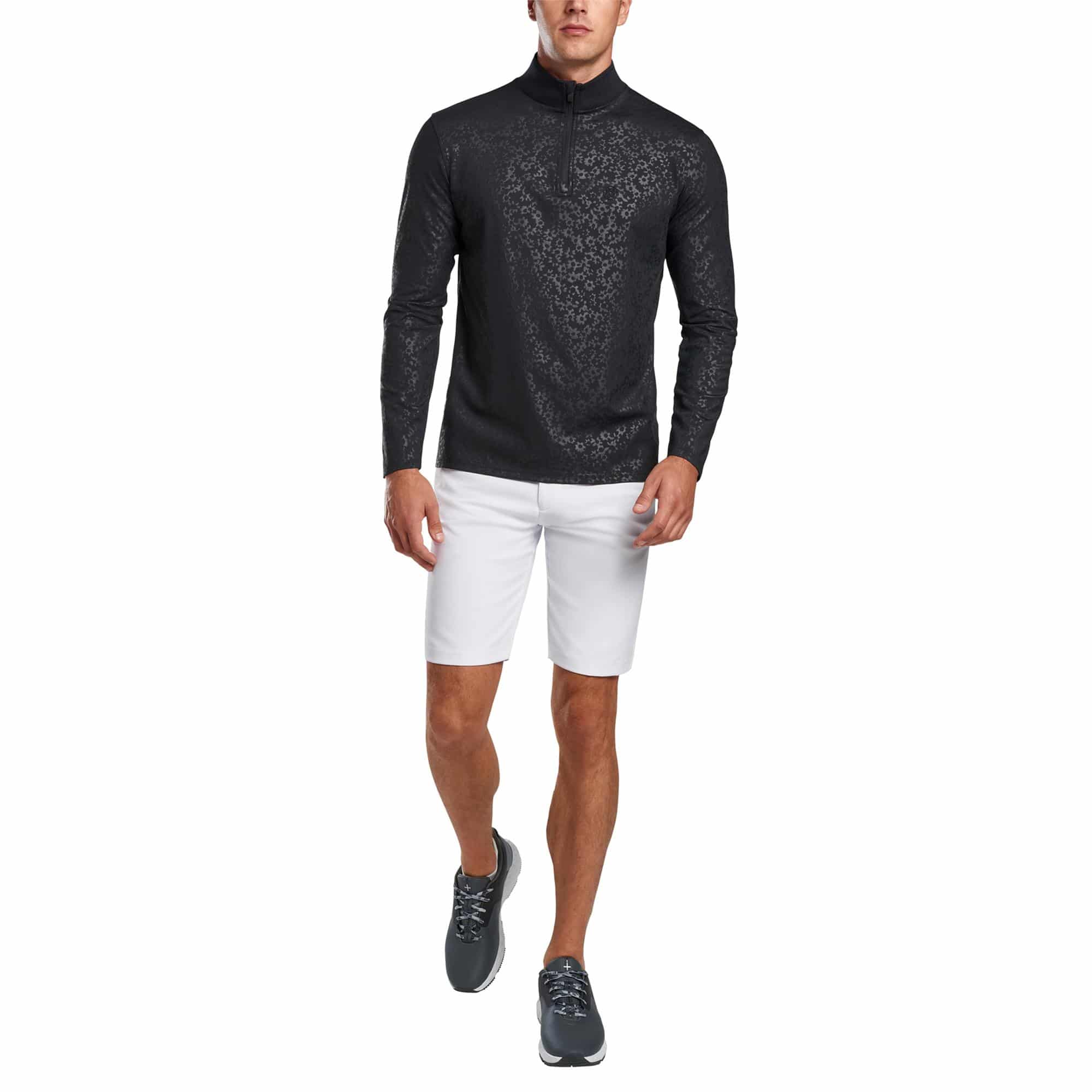 G/FORE Embossed Floral Mid Onyx